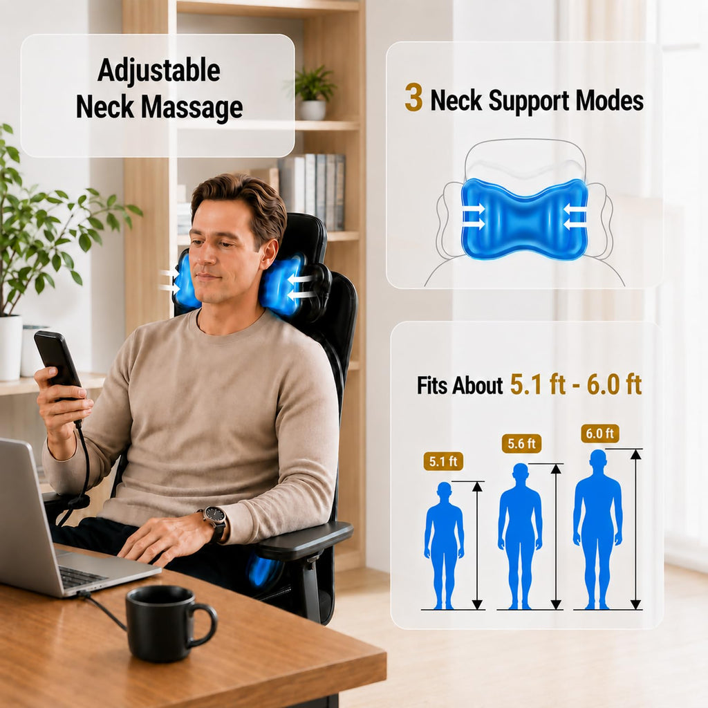 Shiatsu Back Massager with Heat I617544