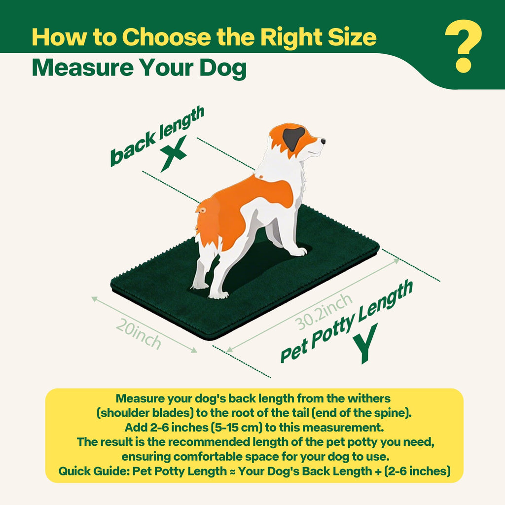 Dog Grass Pad with Tray 30"x20" C420