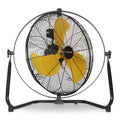 20 Inch Heavy Duty Industrial Metal Floor Fan with Dual 720° Rotation, 3 Speeds A2343