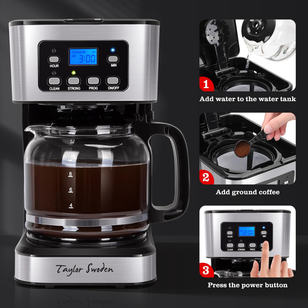 12-Cup Programmable Coffee Maker U3392