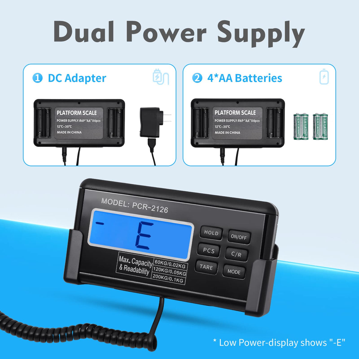 Heavy Duty Digital Livestock Scale with LCD Display Z96719