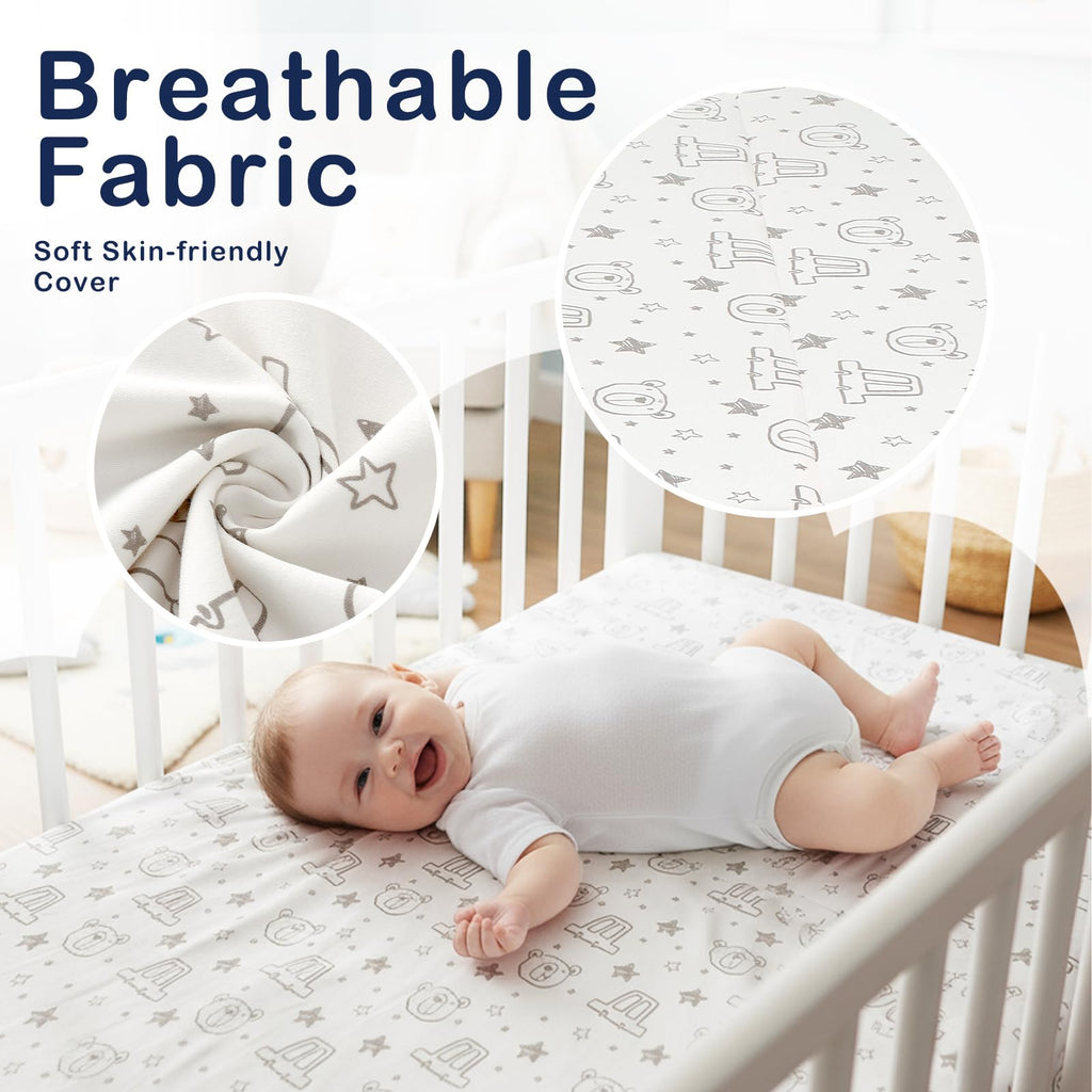 Trifold Pack and Play Mattress 38'' x 26'' x 3'' Memory Foam with Carry Bag T235