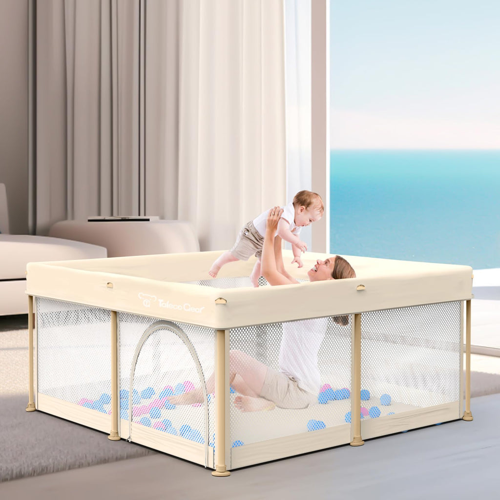 Foldable Baby Playpen 50x50 Inch D49018