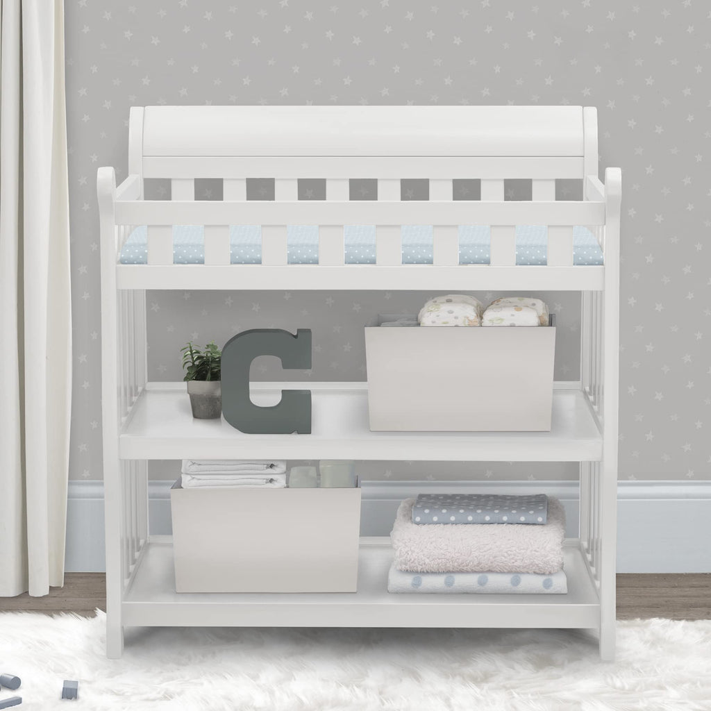 White Changing Table with Changing Pad H880