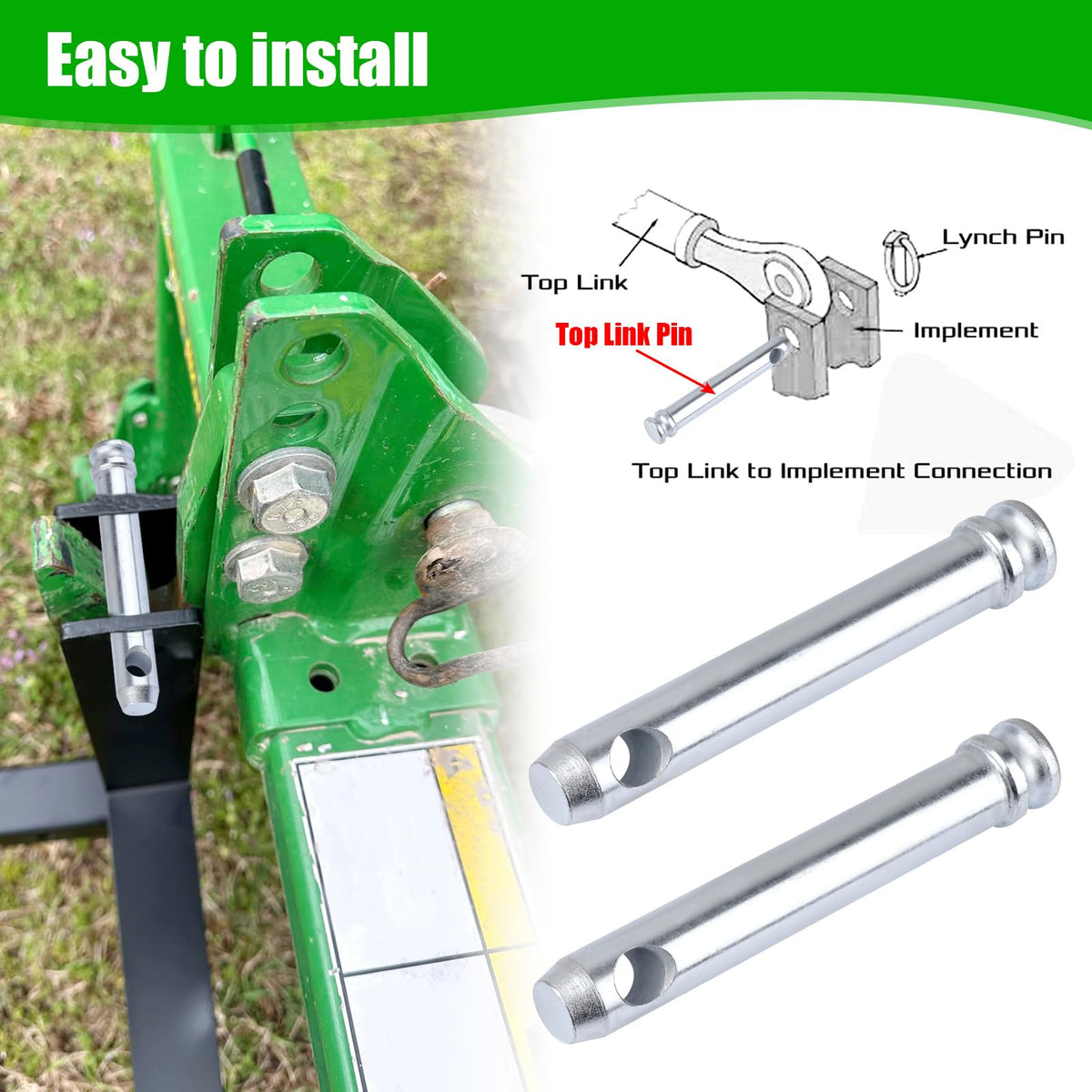 3/4 in Dia Top Link Pin Hitch 4 Pack S85144