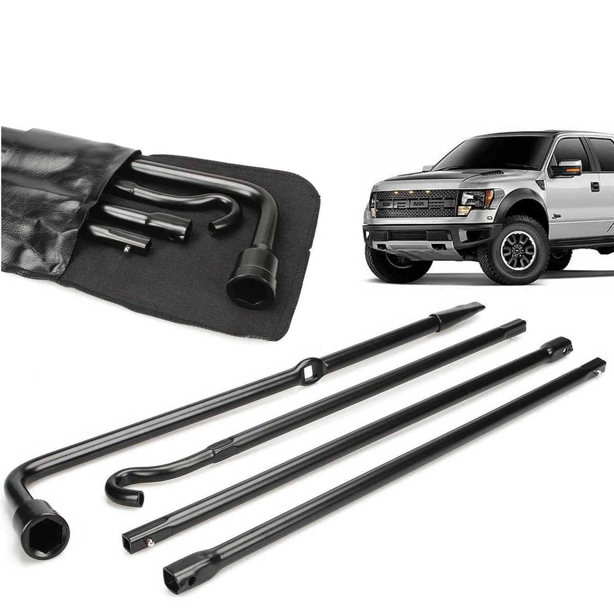 Spare Tire Tool Kit with Scissor Jack 2 Ton K403042