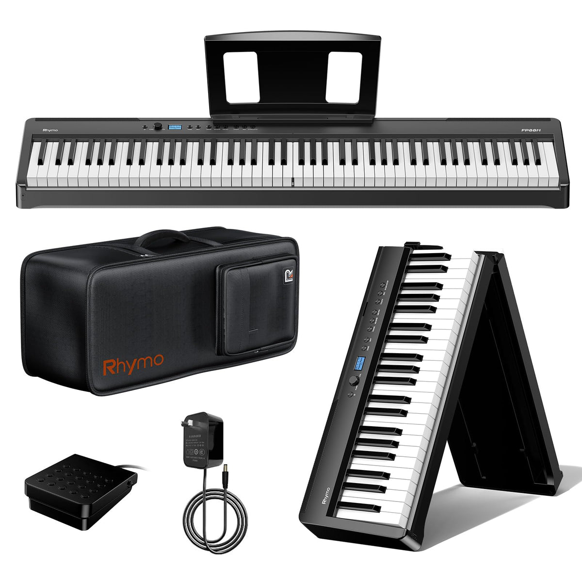 Folding 88-Key Weighted Digital Piano V969095