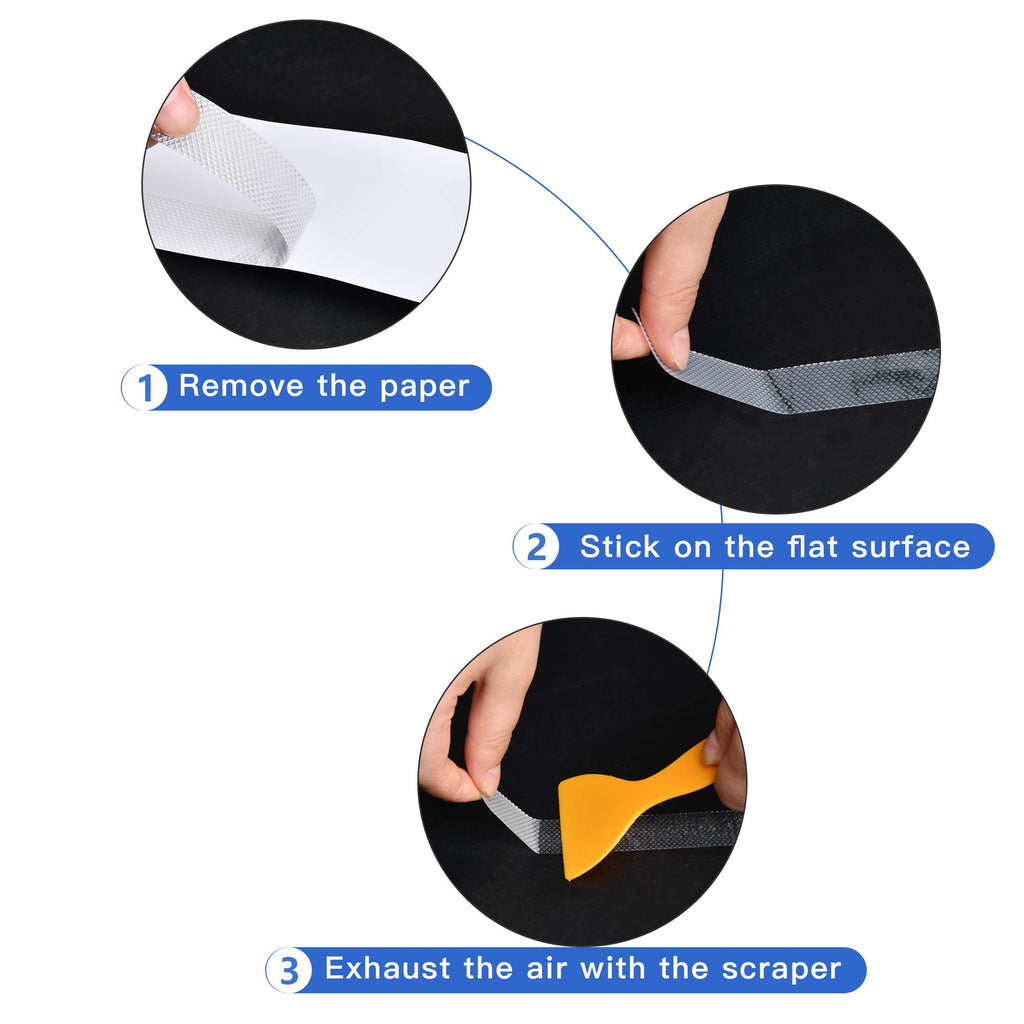 24 PCS Non Slip Adhesive Bathtub Stickers Q46317