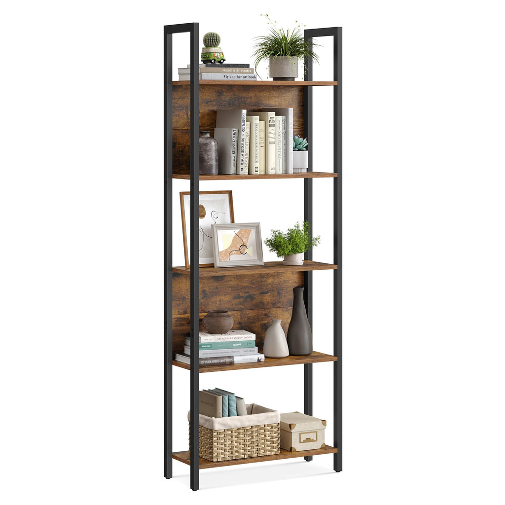 5 Tier Free Standing Bookshelf A295