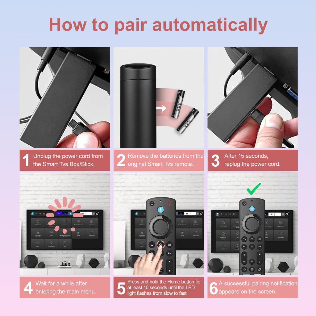 Replacement Remote for Fire TV Stick and Smart TVs with Voice I22510