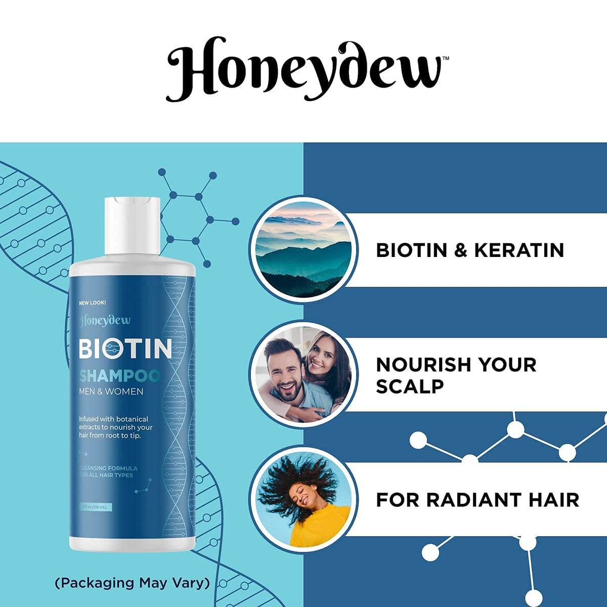 Biotin Shampoo and Conditioner Set Sulfate Paraben Silicone Free J139162