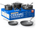 12-Piece Nonstick Ceramic Cookware Set T9576