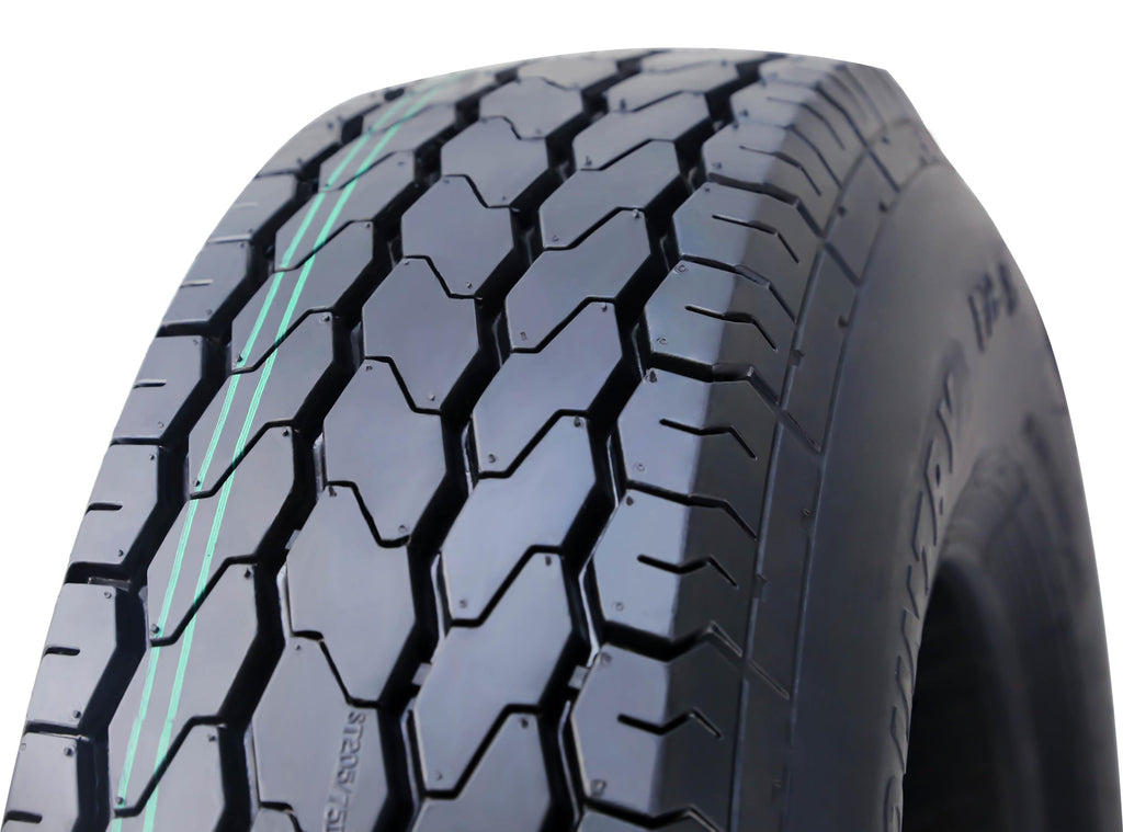 Trailer Tire Wheel ST205/75D15 6PR 101L 5X4.5 White Spoke Rim X434