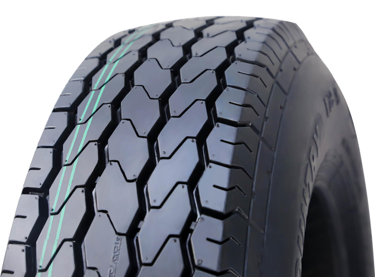 Trailer Tire Wheel ST205/75D15 6PR 101L 5X4.5 White Spoke Rim X434