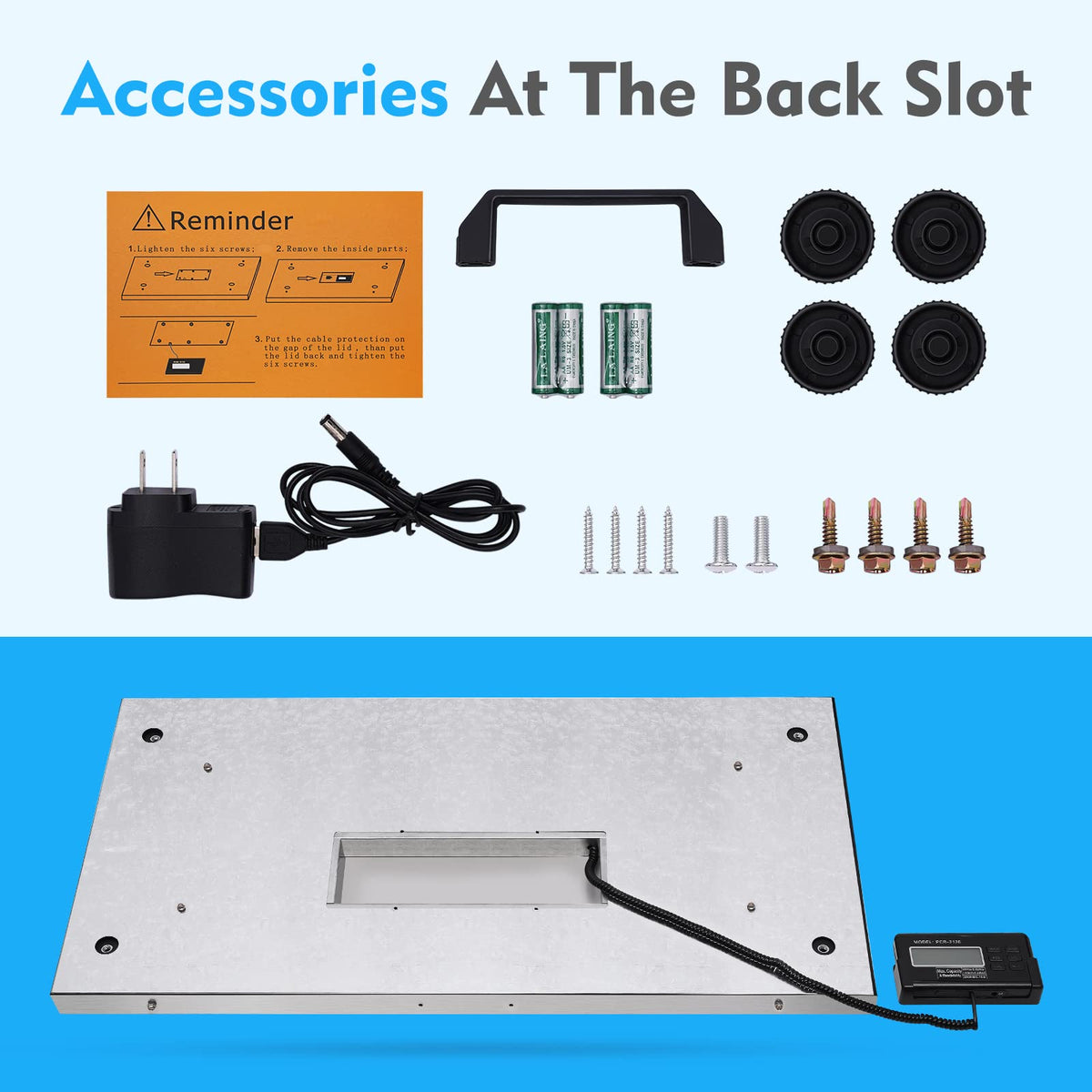 Heavy Duty Digital Livestock Scale with LCD Display Z96719