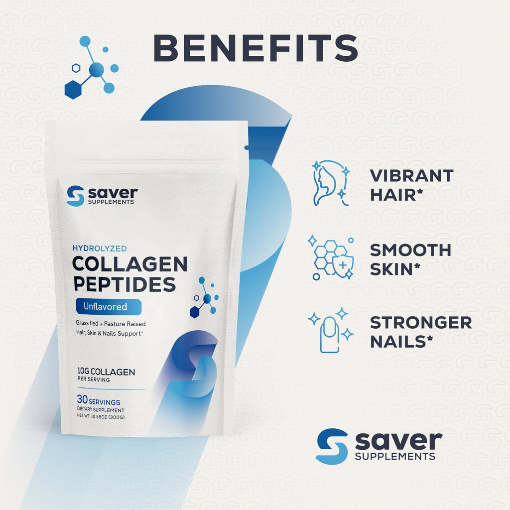 Collagen Peptides Powder, Unflavored, 10.58 oz J53578