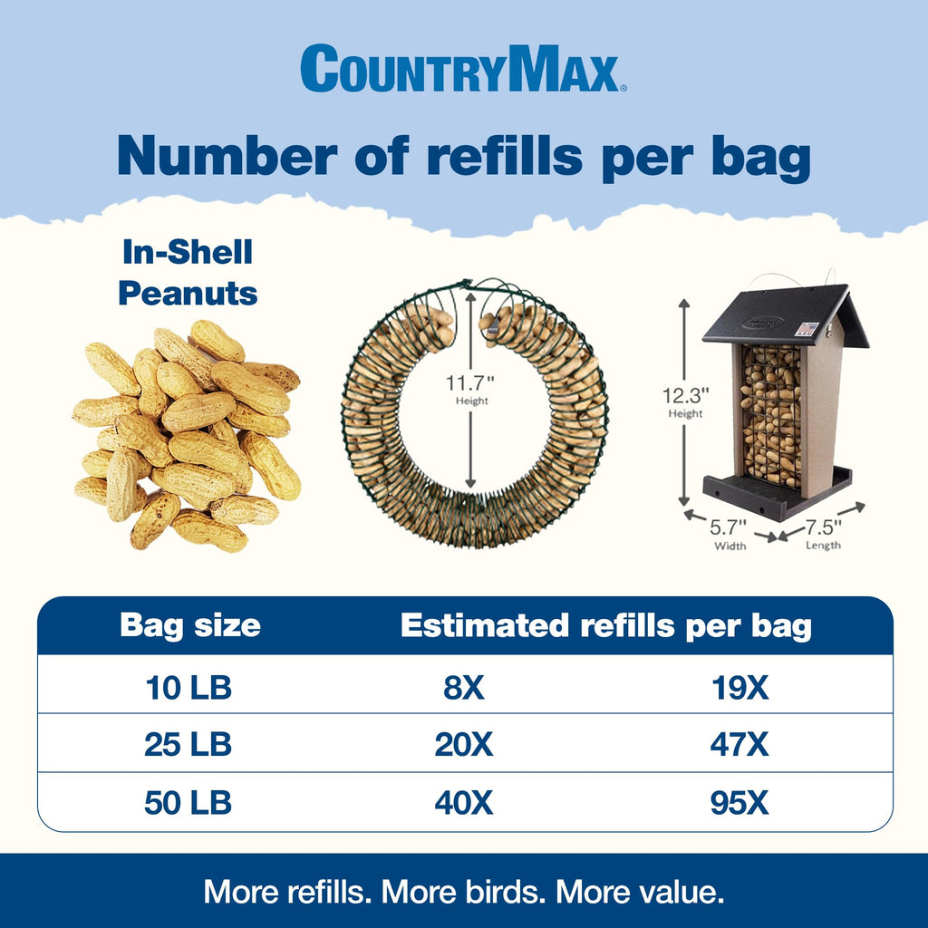 In-Shell Raw Peanuts for Wildlife & Squirrels D5989