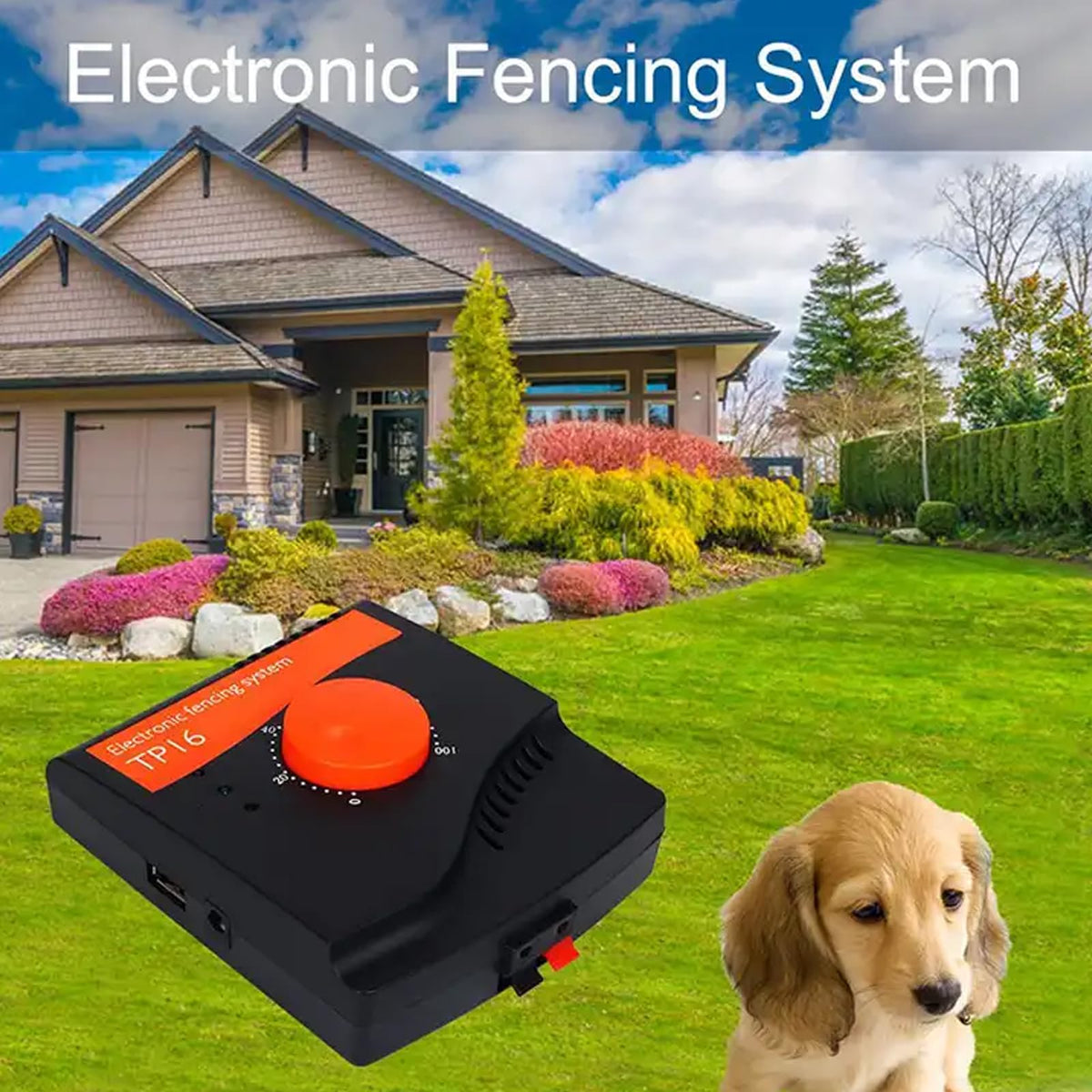 Electric In-Ground Dog Fence Waterproof Shock Collar H972064