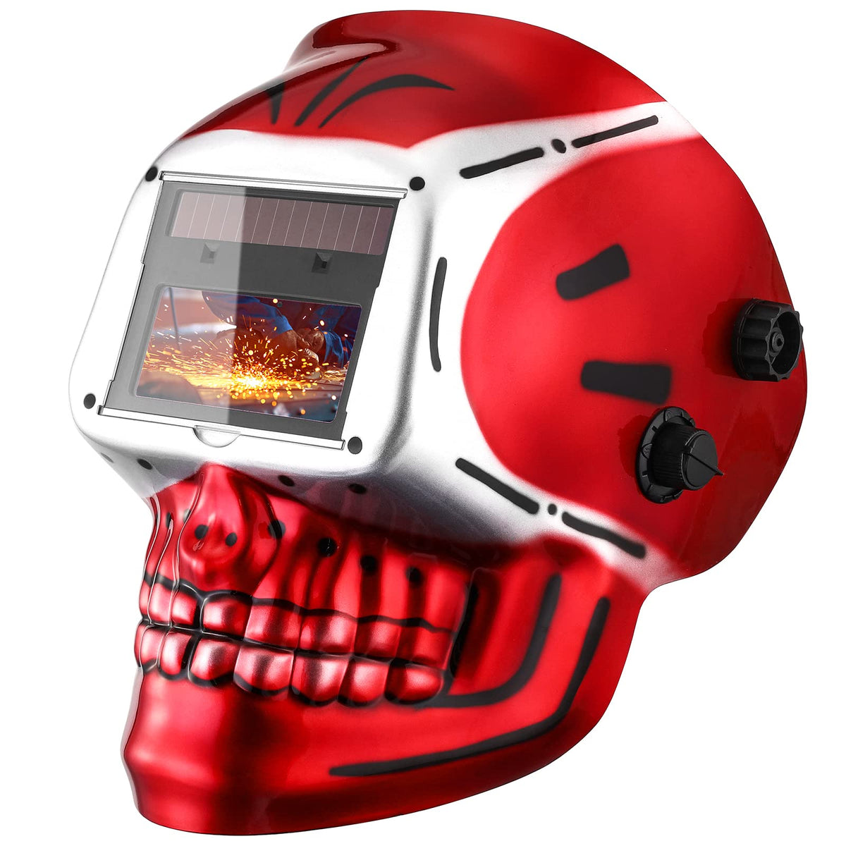 Auto Darkening Solar Powered Welding Helmet D16396