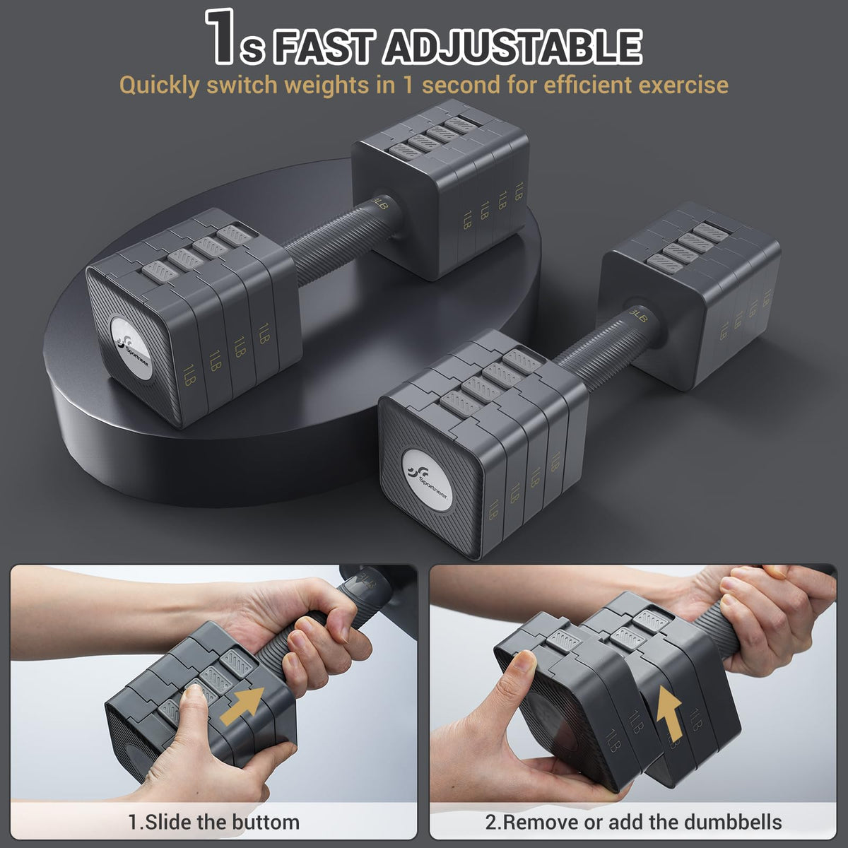 Adjustable Ankle Weights with Dumbbells N2046
