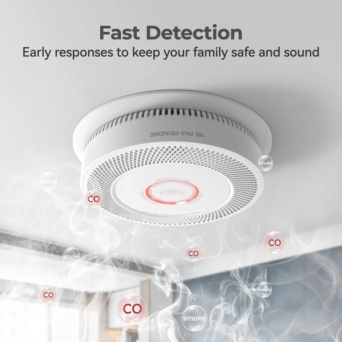 Hardwired Smoke and Carbon Monoxide Detector H305