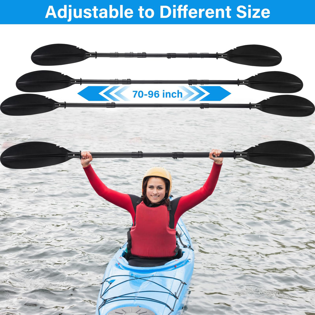 Adjustable Kayak Paddle with Paddle Leash E152098
