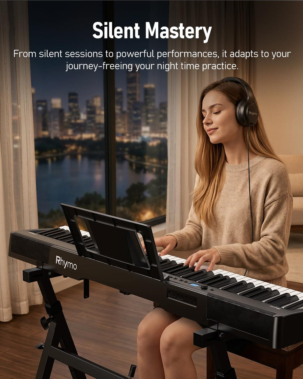 Folding 88-Key Weighted Digital Piano V969095