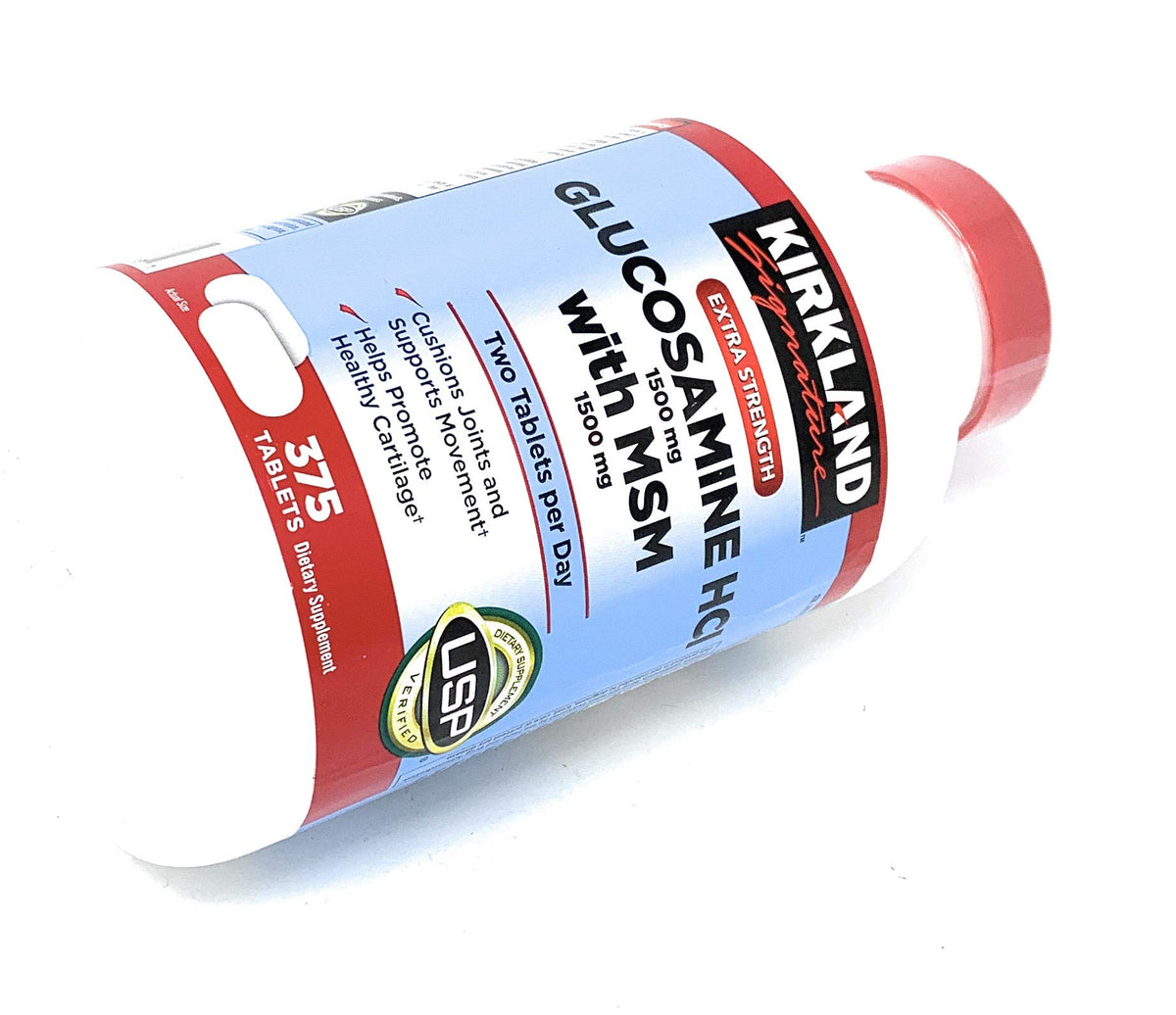 Extra Strength Glucosamine HCI 1500mg with MSM 1500mg 375-Count Tablets S174