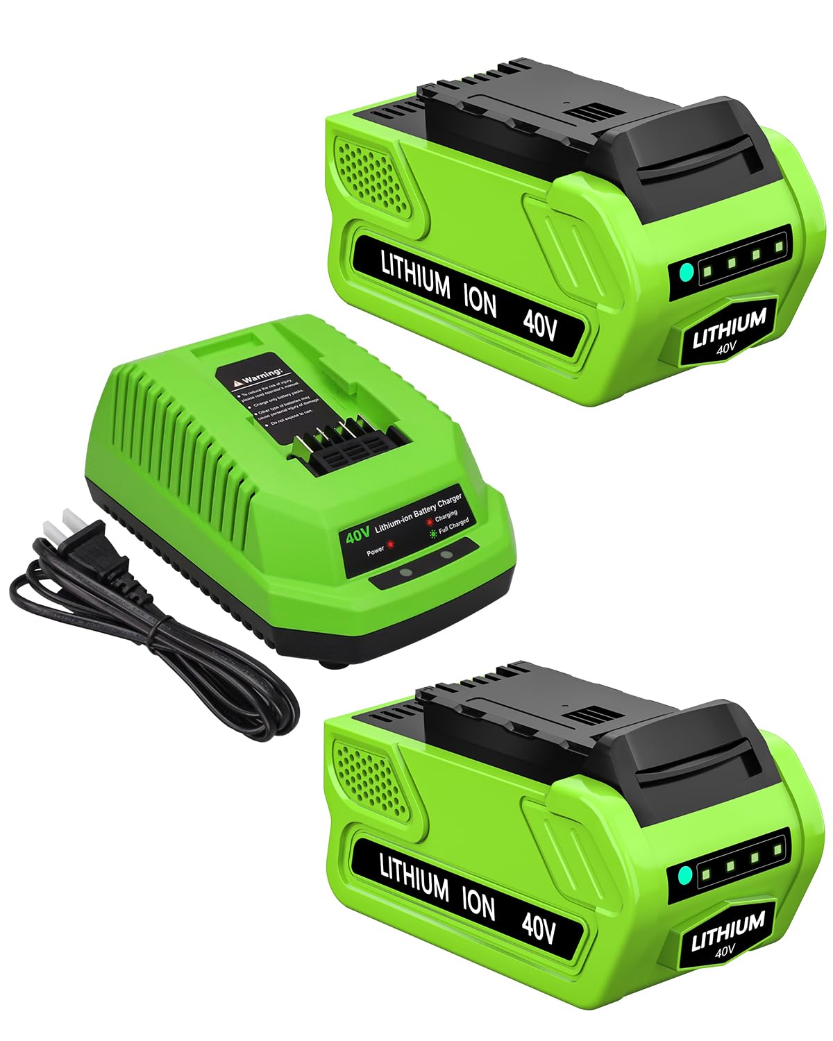 40V 6.0Ah Replacement Battery and Charger U463