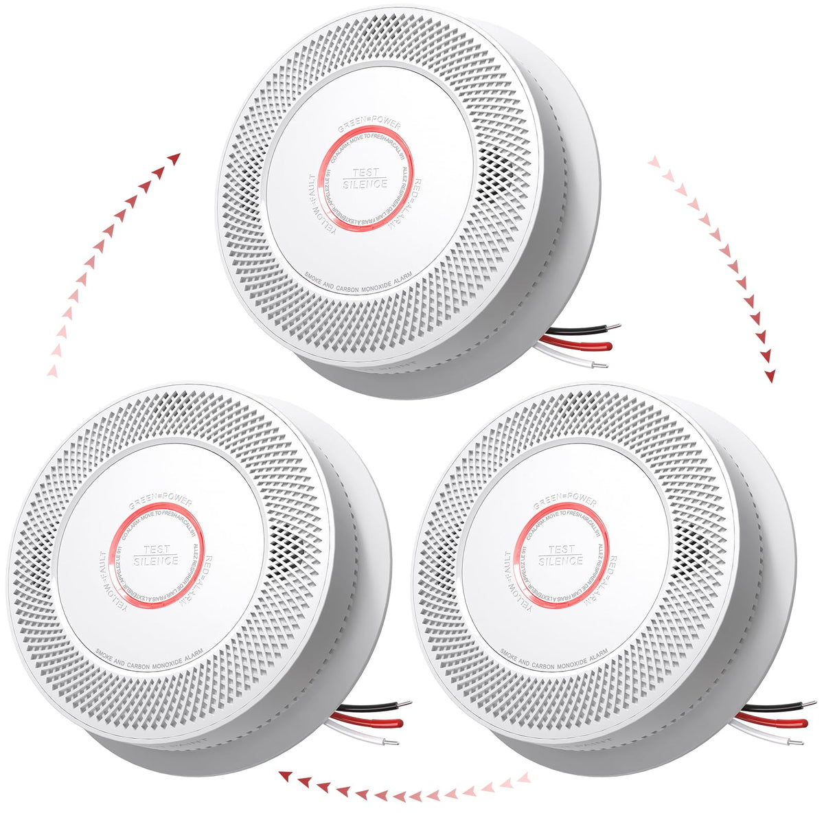 Hardwired Smoke and Carbon Monoxide Detector H305
