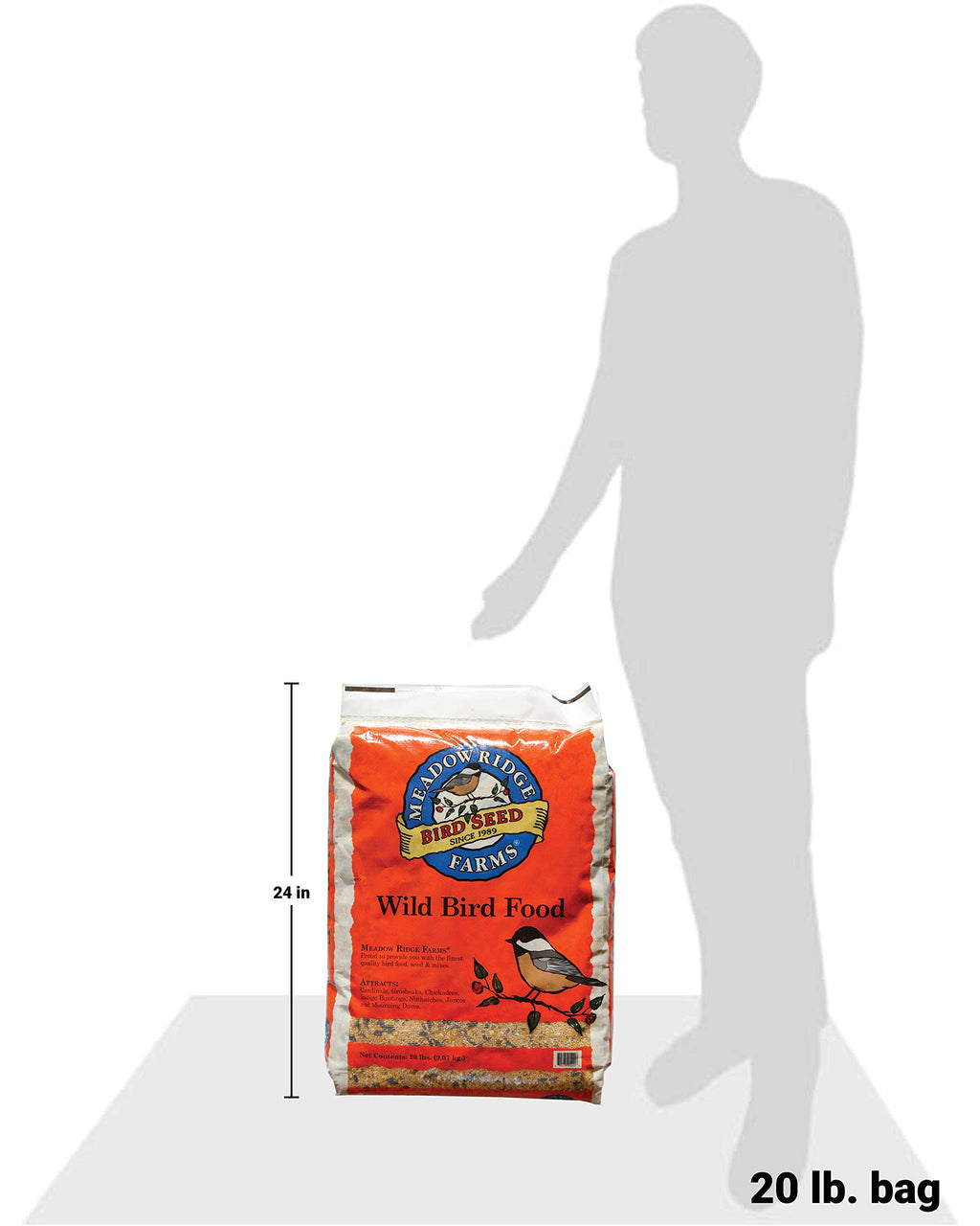 Wild Bird Seed Mix, 20-Pound Bag Z241859