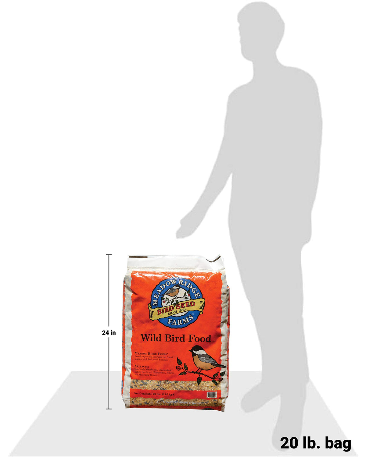 Wild Bird Seed Mix, 20-Pound Bag Z241859