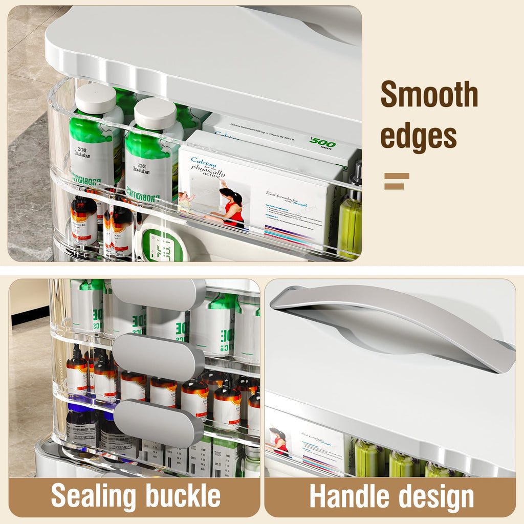 3-Tier Portable Medicine Organizer U554279