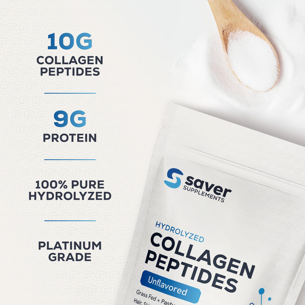 Collagen Peptides Powder, Unflavored, 10.58 oz J53578