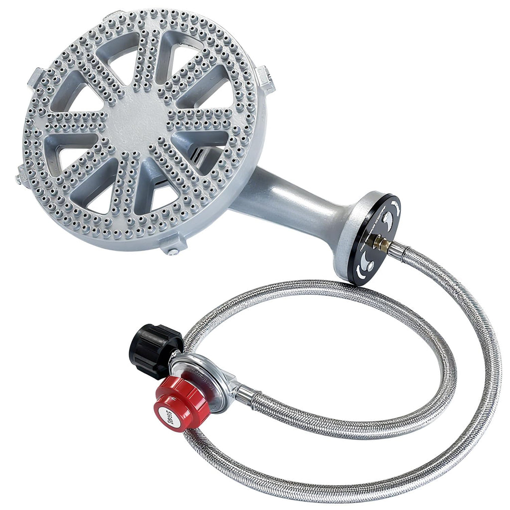 Cast-Iron Propane Burner Head with Adjustable Regulator Y42538