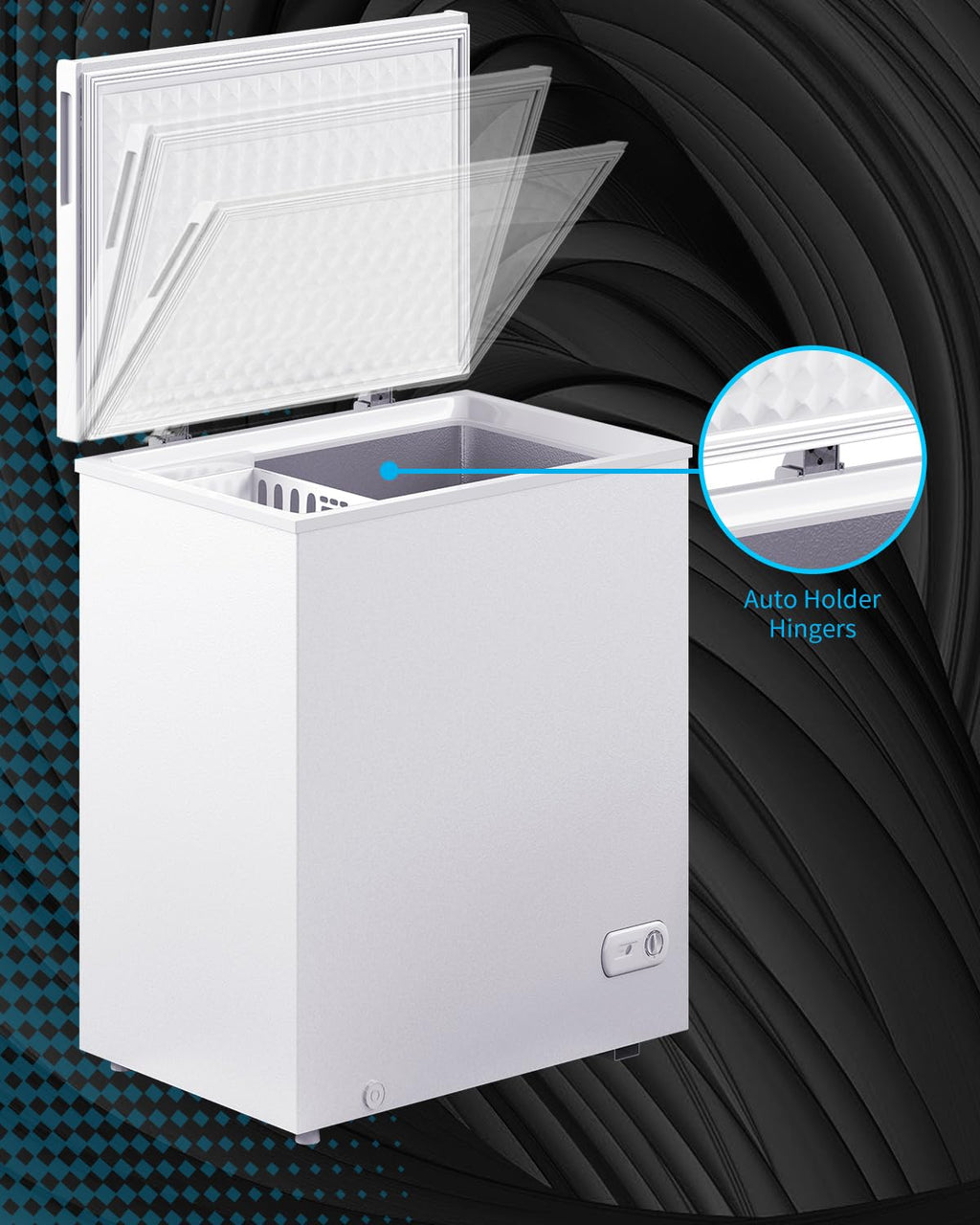 White 10.0 Cu Ft Chest Freezer A988097