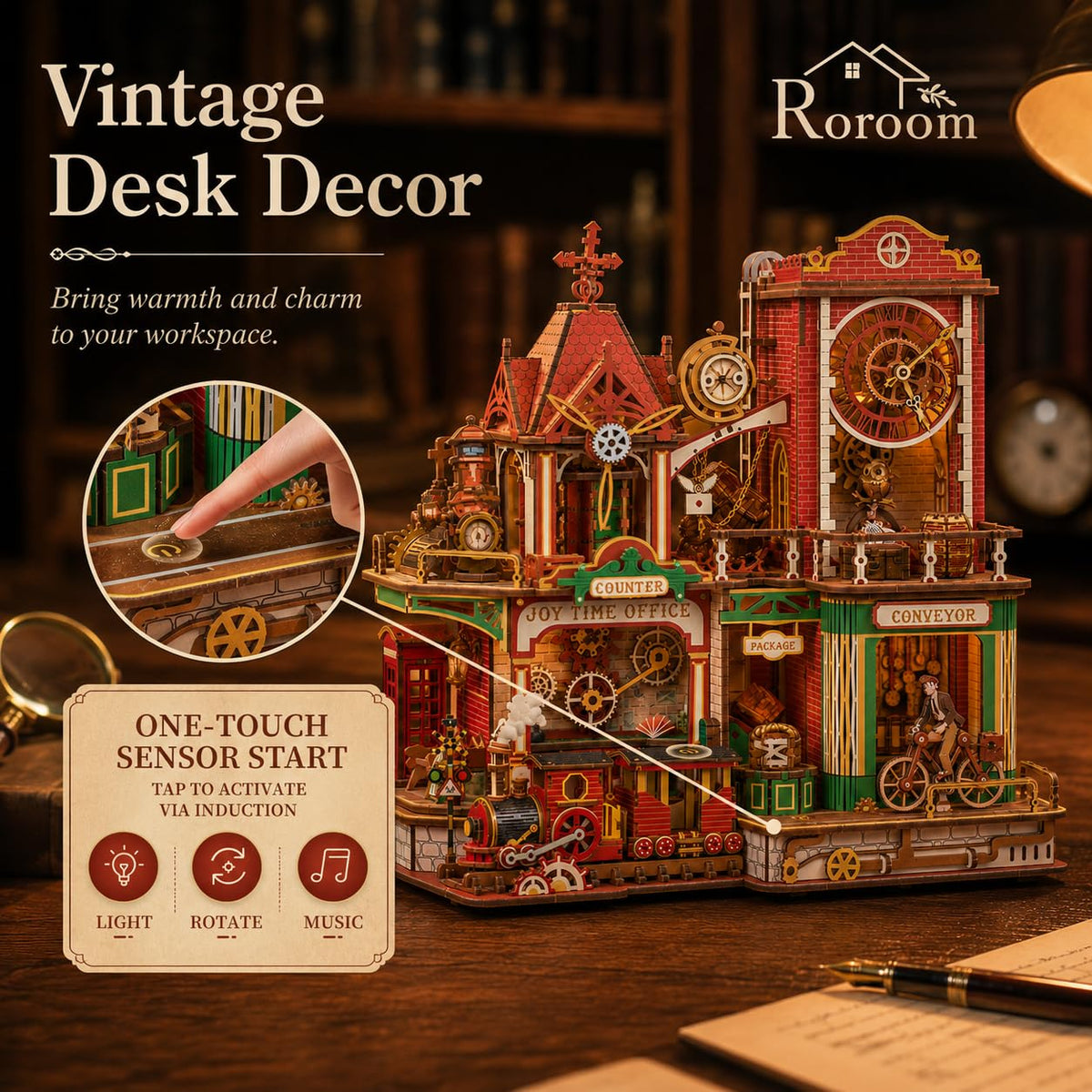 3D Wooden Puzzle 742pcs Wood Building Kit V158433