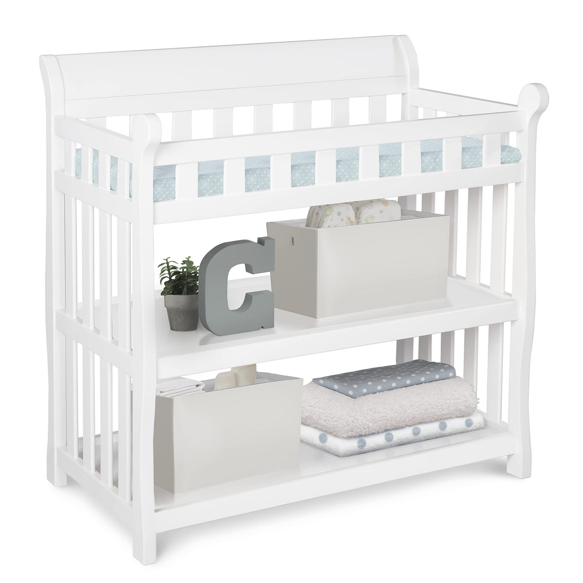 White Changing Table with Changing Pad H880