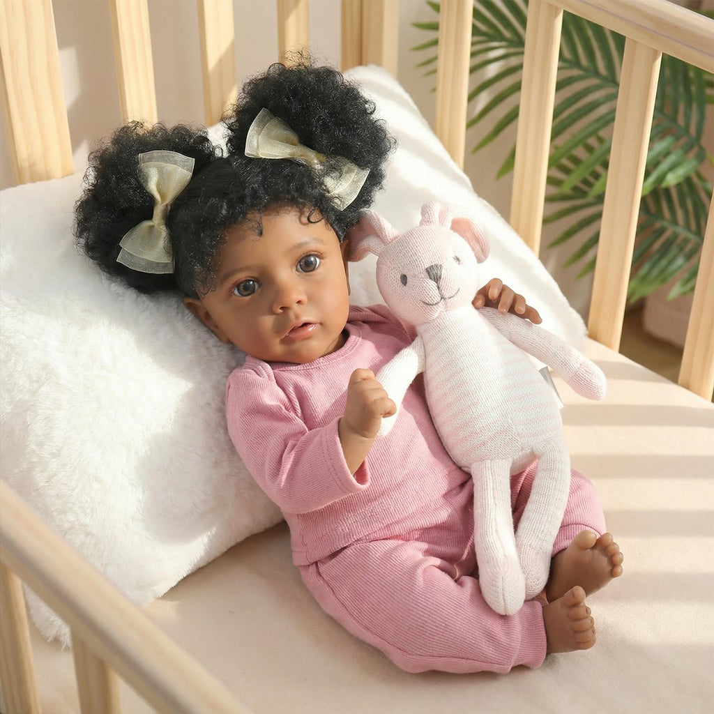 20 Inch Realistic Newborn Baby Doll in Pink Outfit I125902