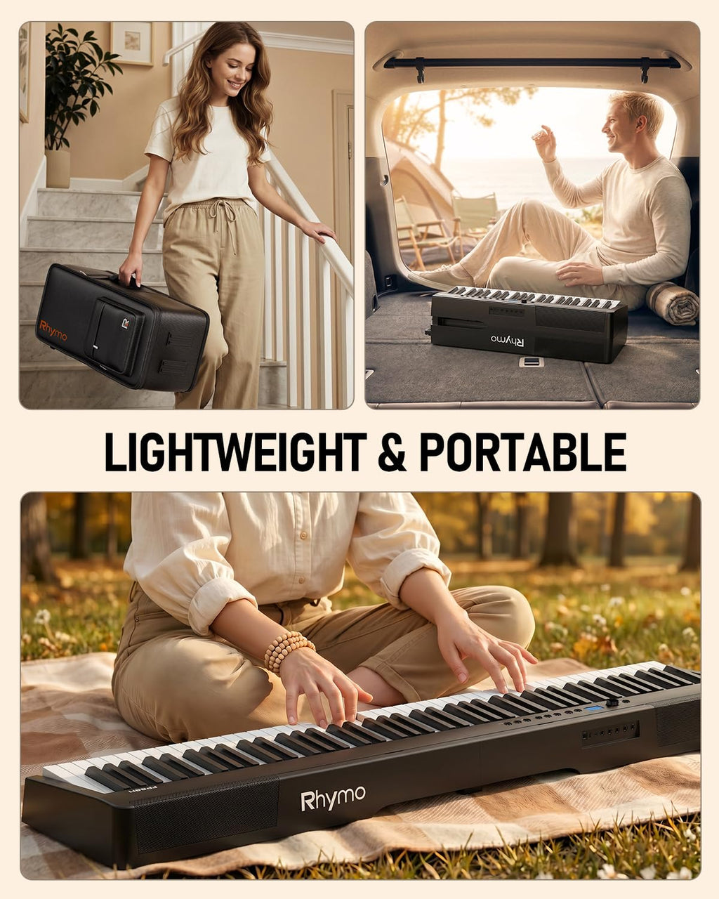 Folding 88-Key Weighted Digital Piano V969095