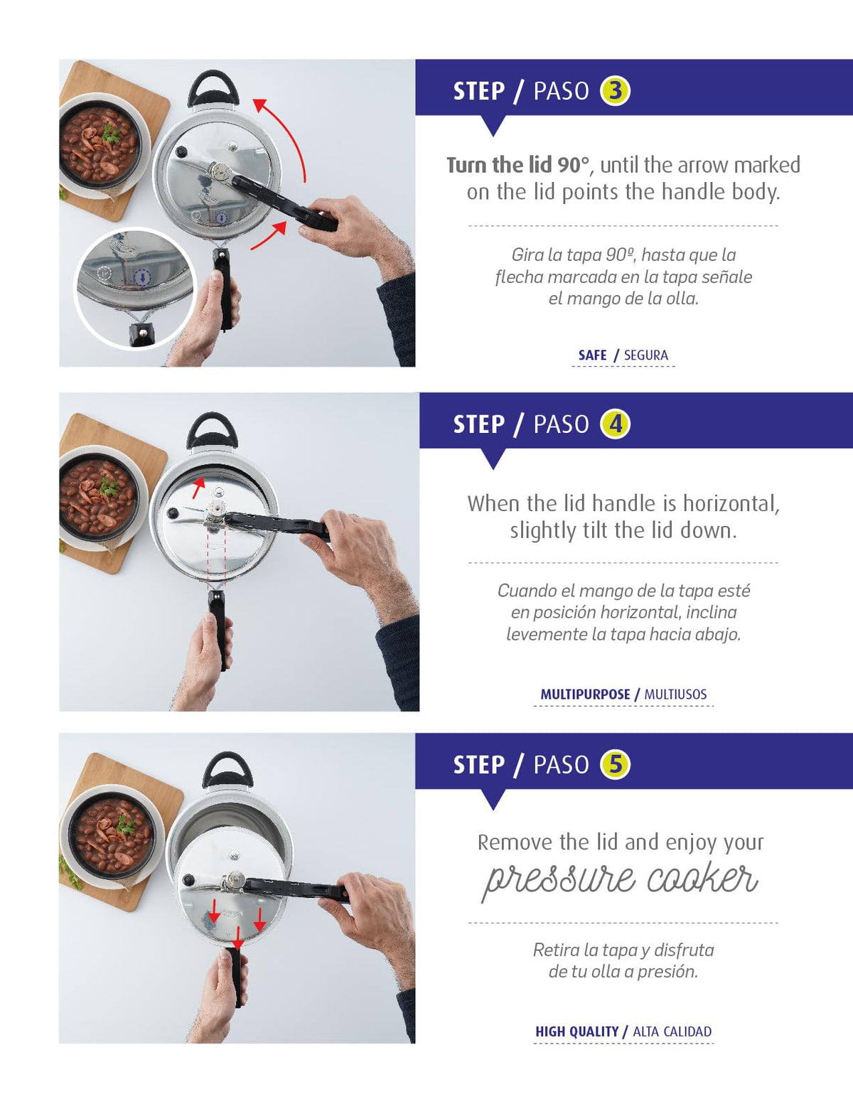 6.3 Quart Aluminum Stovetop Pressure Cooker N797620