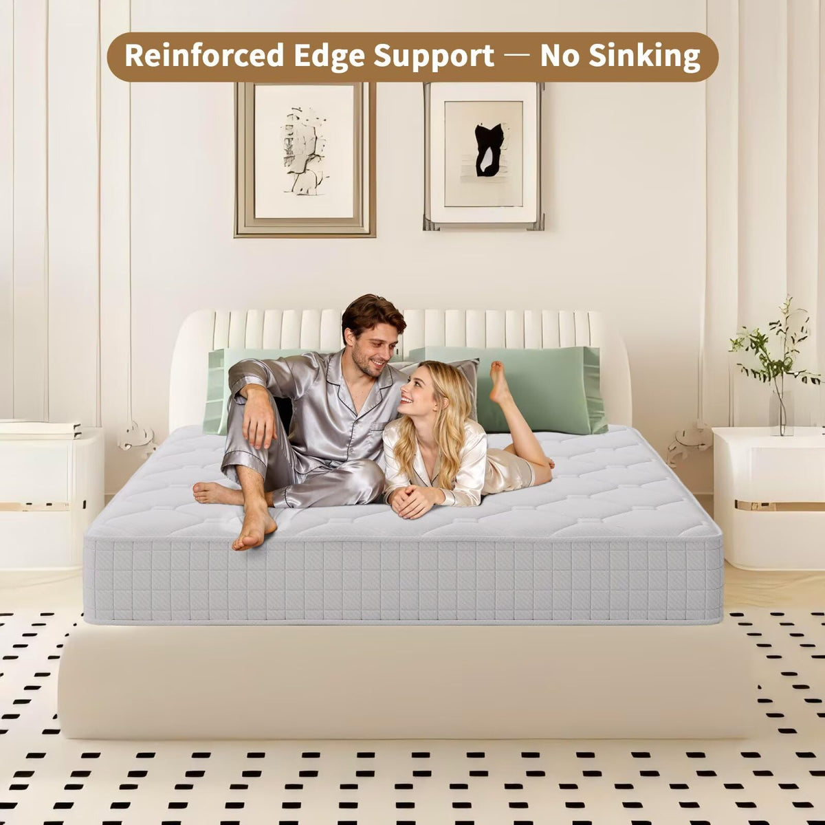 14 Inch Full Size Hybrid Memory Foam Mattress C941383