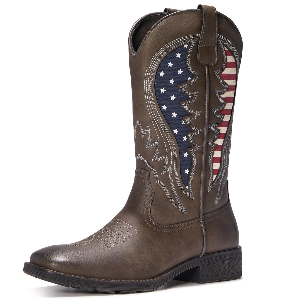 Square Toe Cowboy Boots O784