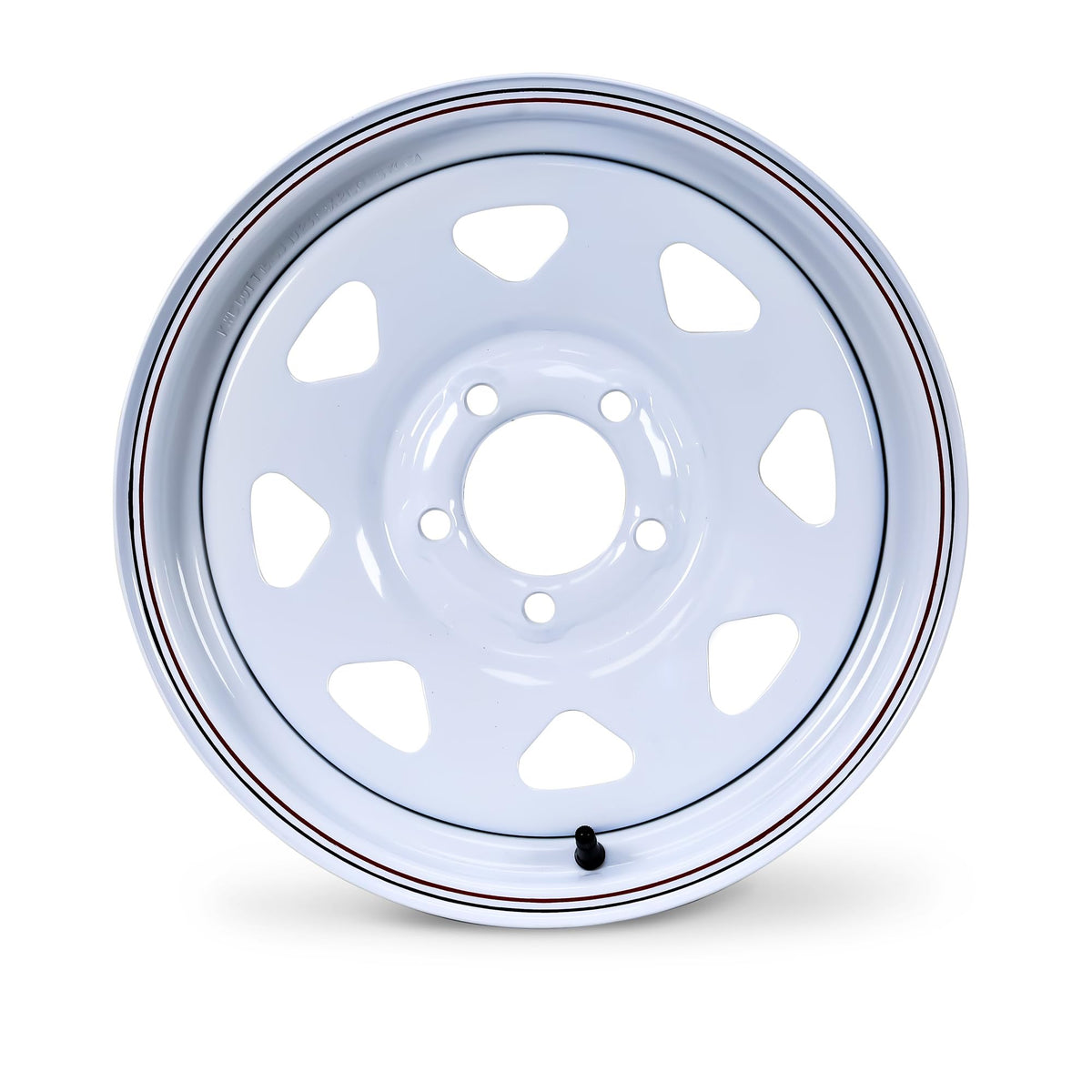 Trailer Tire Wheel ST205/75D15 6PR 101L 5X4.5 White Spoke Rim X434