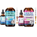 Natural Oral Flea and Tick Drops with Multivitamin for Pets V38960