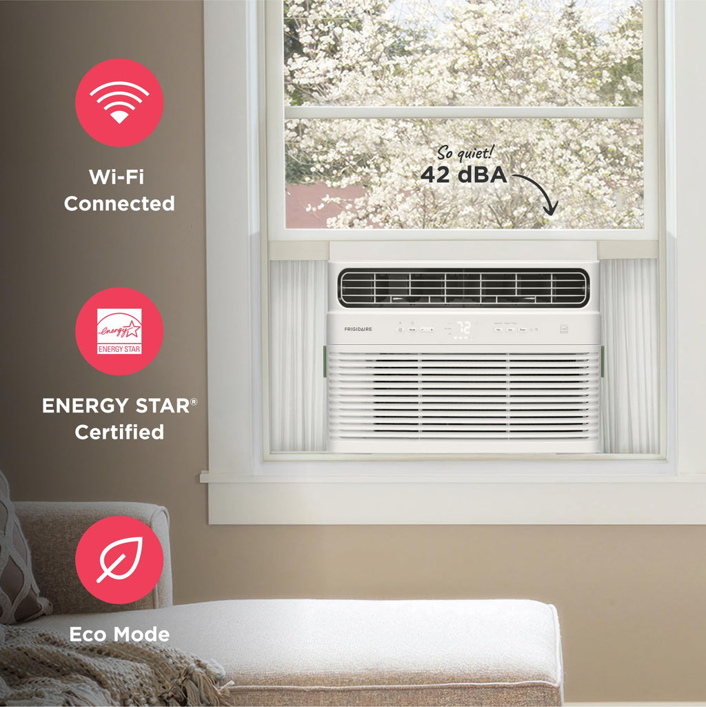 10,000 BTU White Smart Inverter Window Air Conditioner Y871337