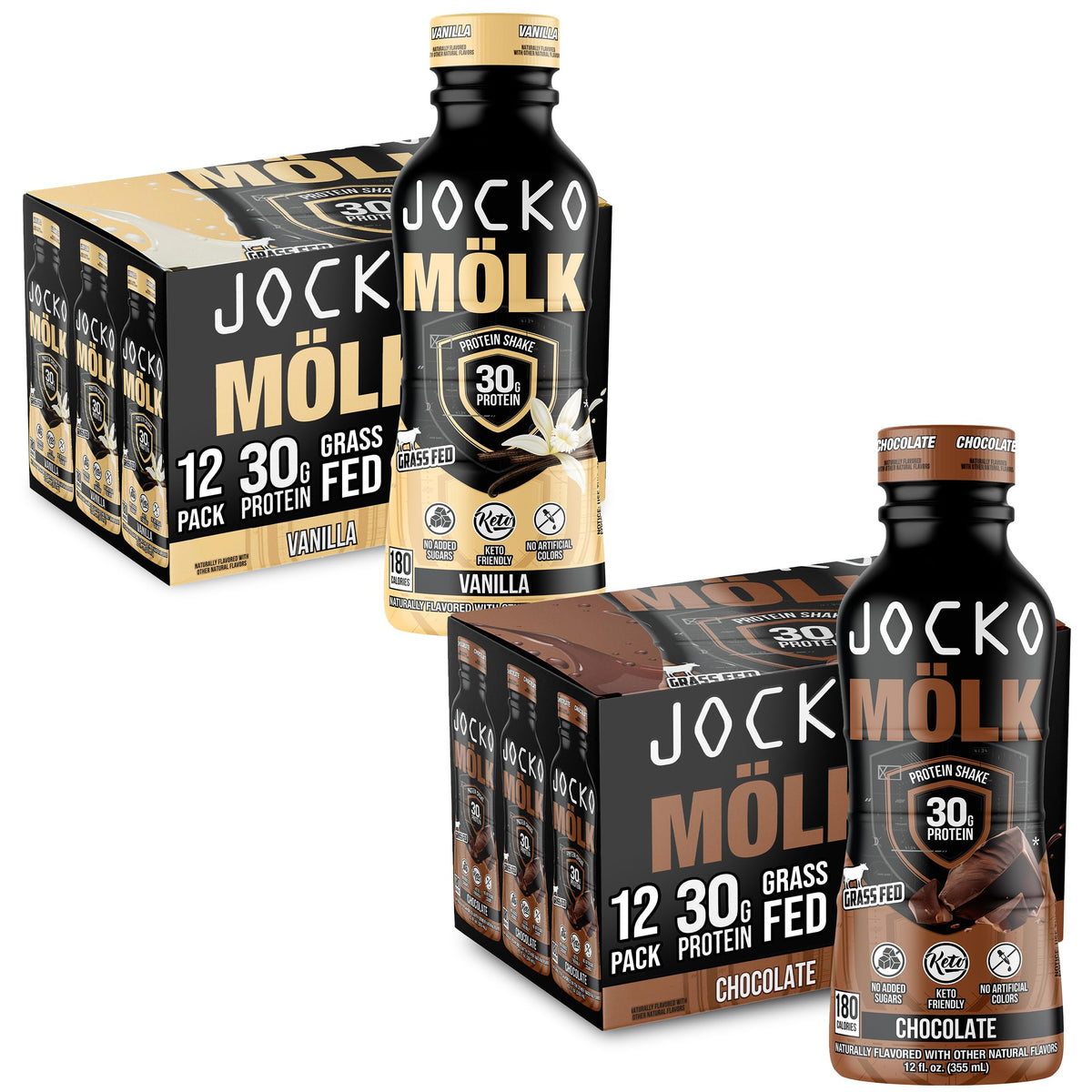 Vanilla and Chocolate Protein Shake 24 Count U925