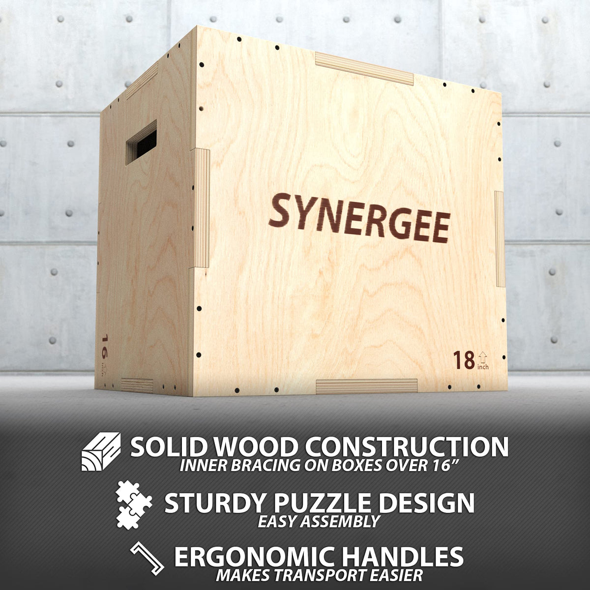 3 in 1 Wood Plyo Box C635618