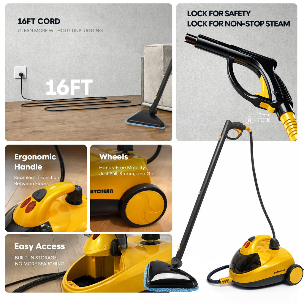 Heavy-Duty Steam Cleaner D27447