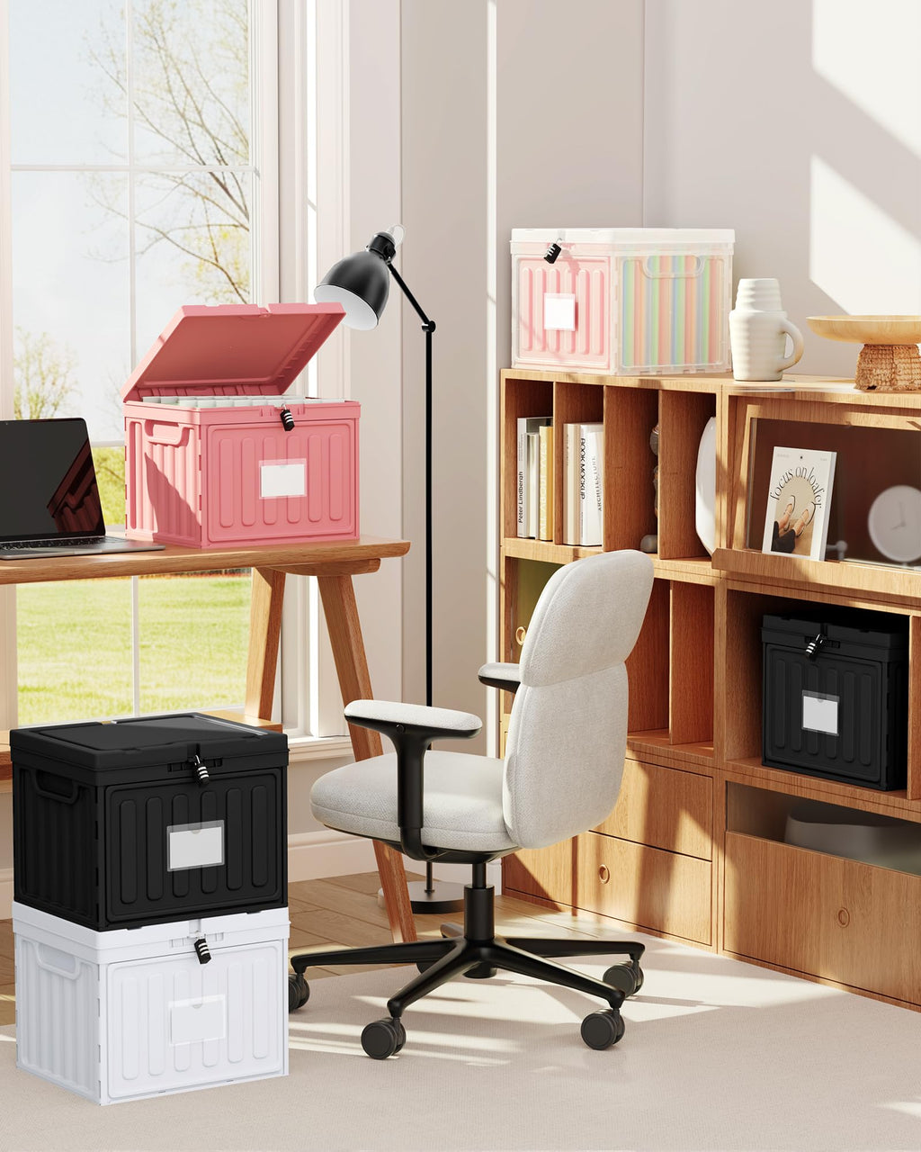 2 Drawer Plastic File Cabinet G571